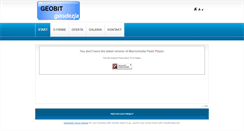 Desktop Screenshot of geobit.com.pl
