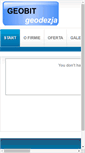 Mobile Screenshot of geobit.com.pl